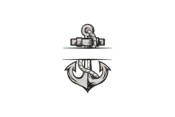 Anchor Monogram: A Coastal Charm for Etsy Embroidery Sellers