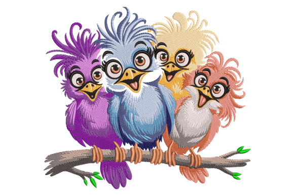 Colorful Nerdy Birds: A Designer’s Review for Boutique Sweatshirt Embellishment