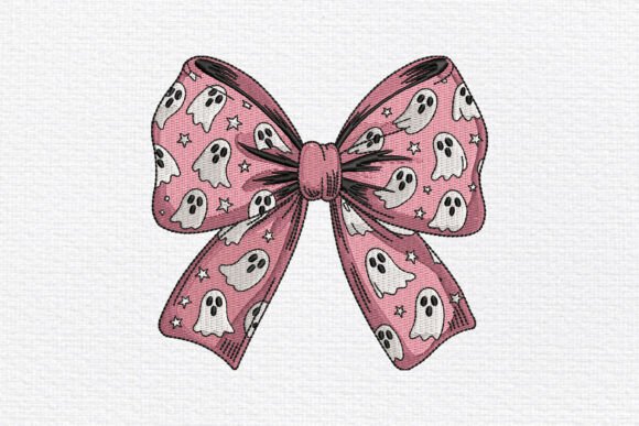Cute Halloween Ghost Bow
