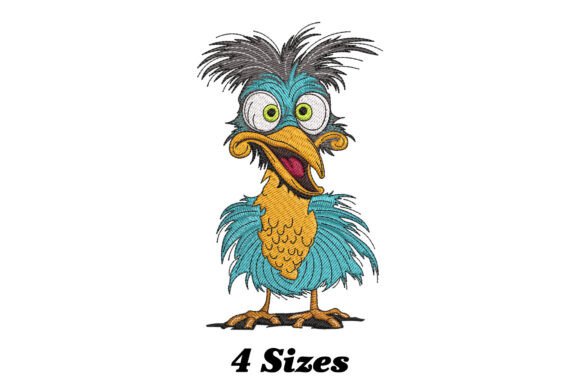 h1>Crazy Bird: A Playful Embroidery Design for Personalized Gifts