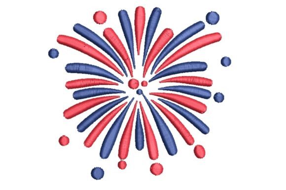 h1Red and Blue Fireworks Burst Review for Real Embroidery Projects/h1