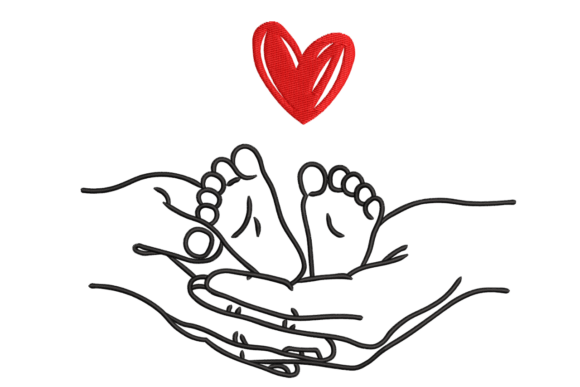 Hands Baby Feet Heart: A Sentimental Touch for Baby Keepsakes