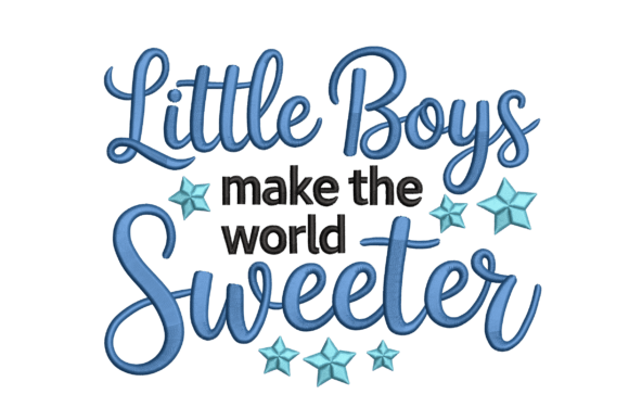 Little Boys Sweeter World Embroidery Design Review