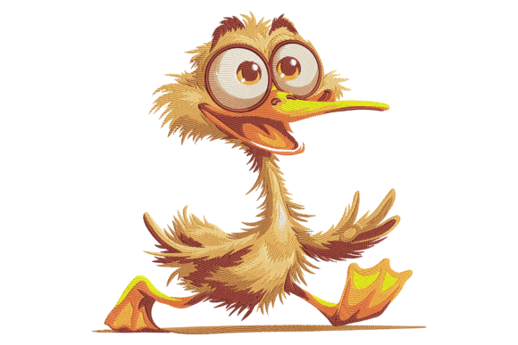 Whimsical Duck: A Charming Touch for Personalized Embroidery